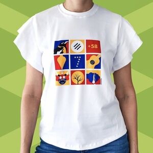 Venezuela ▪︎ White Graphic T-Shirt ▪︎ XL